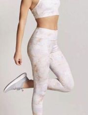 Forever21 marble print workout cropped leggings