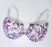 Daisy Fuentes Floral Underwire T-shirt Bra 38DD