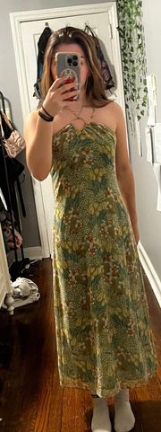 Floral Green Sundress