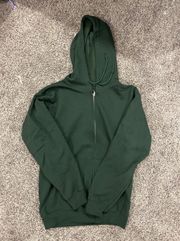 Green Zip Up Jacket