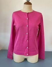 Lauren Ralph Lauren womens pink button cardigan size S