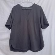 Universal Standard Black Short Sleeve V Neck Oversized Flowy Casual Shirt small