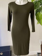 Soprano Women’s 3/4 Sleeve Dress Size L