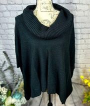 H&M Cowl Neck Hi-Lo Poncho Sweater - One Size