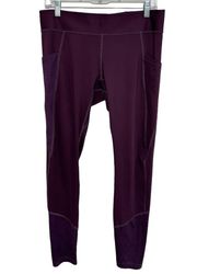 Pearl Izumi Wander Crop Cycling Tights in Purple - Size XL