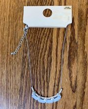 NWT Silver Tone Arrow Necklace