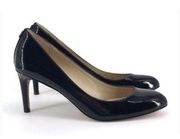 Coach Women’s Devon Stiletto Heels Pump Black Leather Closed Toe Shoe Size 8 B