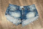 One teaspoon No 2’s Cut off denim shorts