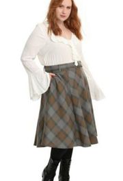 NWOT Hot Topic Outlander Collection Full Circle Plaid Size 3X