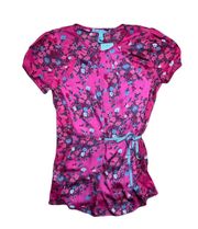 Top Red Black Floral New With Tag