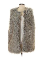 Rachel Zoe Gray fur vest