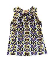 Tory Burch Silk Blouse with Tie Size 8