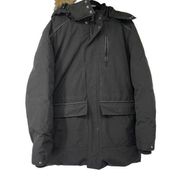 Marc New York Black Vegan Fur Hood Winter Parka