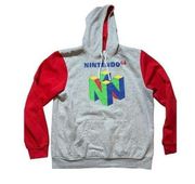 Nintendo 64 unisex gray graphic hoodie XL