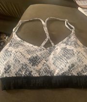 PINK Victoria’s Secret Snakeskin Sports Bra