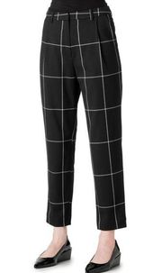 MTWTFSS Weekday Slacker Trousers Windowpane Print Small