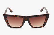 Diff WINONA Dark Tortoise Brown Gradient Sunglasses