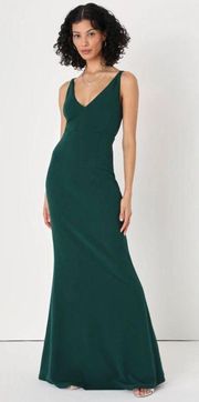 Green Sleeveless Maxi Dress