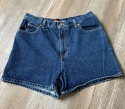 VTG Bongo Denim High Waist Mom Shorts Size 30