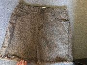 Cheetah Print Mini Skirt