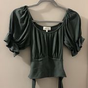 Bohme Phoebe Cropped Top Size Small