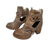 Freebird by Steven Size 7 Sonoma Leather Booties in Taupe