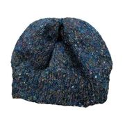 Handmade Knit Beanie in Brown Confetti Speckle