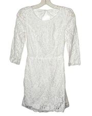 Impressions White Lace Dress nwt