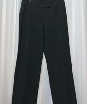 Rafaella womens sz 12 black tight tweed look trousers pant  stretch!! Like new