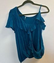 Young fabulous and broke one shoulder blouse S