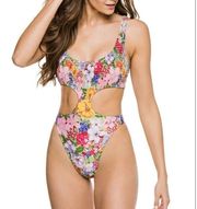 Summerful Brighton Monokini Cutout One Piece Swimsuit size medium