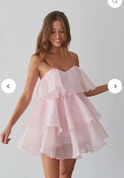 Pink Ruffle Dress