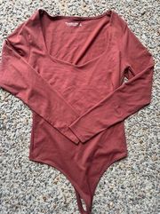 Abercrombie & Fitch “Soft A&F Collection” Long Sleeve Bodysuit Size Medium