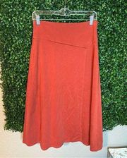 Patagonia Orange Midi Skirt Size XS