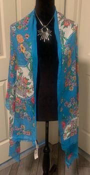 NWT Talbots Floral Scarf/Shawl/Wrap