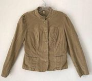 St. John’s Bay vintage corduroy stretch blazer jacket women size medium