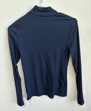 navy turtleneck