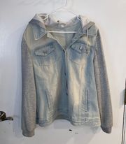 Denim Jacket Sweatshirt