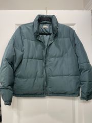 Green Puffer Jacket