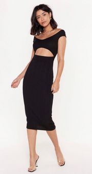 Cut Our Bandage Midi Dress