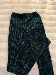 Velvet Flare Pants