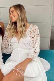 White Boho Dress