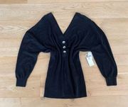 Good American Waisted Cardi in Black