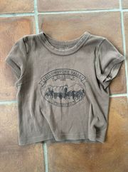 Brown Baby Tee