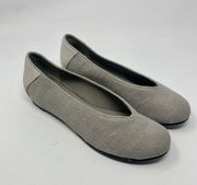 Eileen Fisher Patch 1 Woven Linen Ballet Flats