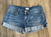 Hudson Croxley Mid Thigh Jean Shorts Size 26