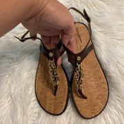 Tommy Bahamas Sandals size 9 BNWOT color brown perfect for summer