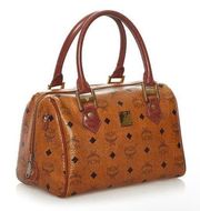 MCM Visetos Boston Bag