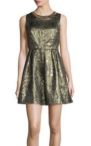 ROMEO + JULIET COUTURE | Gold Metallic Party Dress