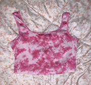 SheIn Cropped Tie Dye Tank Top